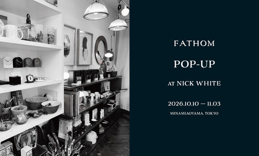 【POP-UP】NICK WHITE